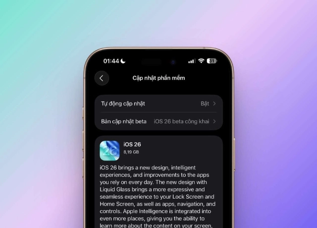 iOS 26 Beta RC bản thử nghiệm cuối cùng